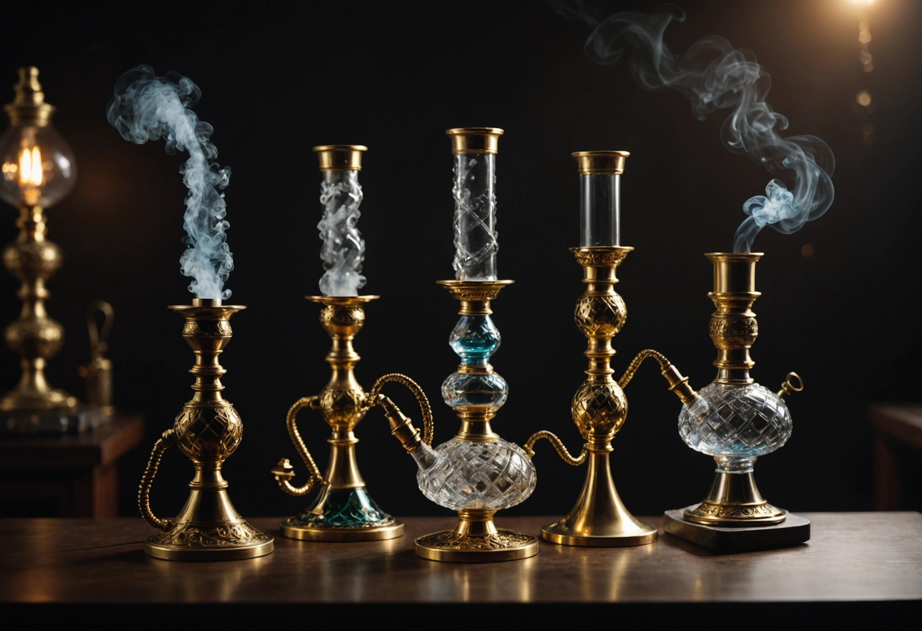 Cachimba luxury desde 500 euros: madera Wookah, cristal Steamulation y personalización